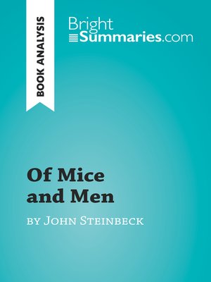 cover image of Of Mice and Men by John Steinbeck (Book Analysis)